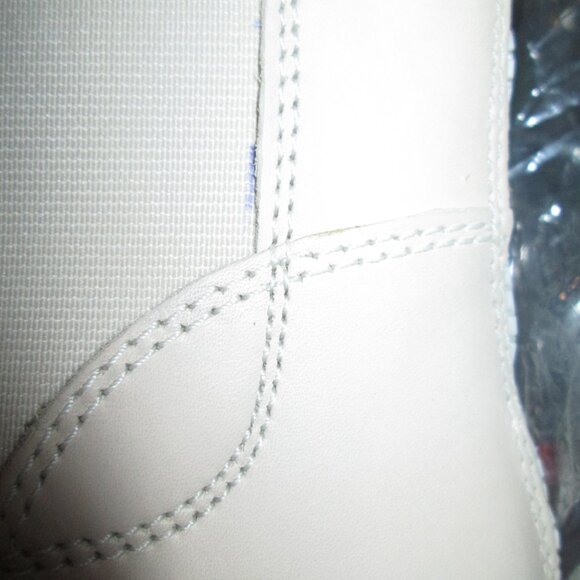 Sam Edelman Genia Chelsea Boots Ivory Leather Sz 6 - Picture 10 of 10